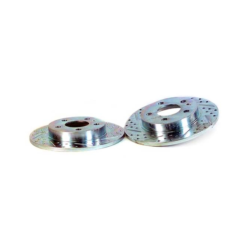 Cadillac DeVille Brake Rotor (2) - Front - Baer Brakes - Claw Performance Rotors - Zinc-Plated - `00-`05